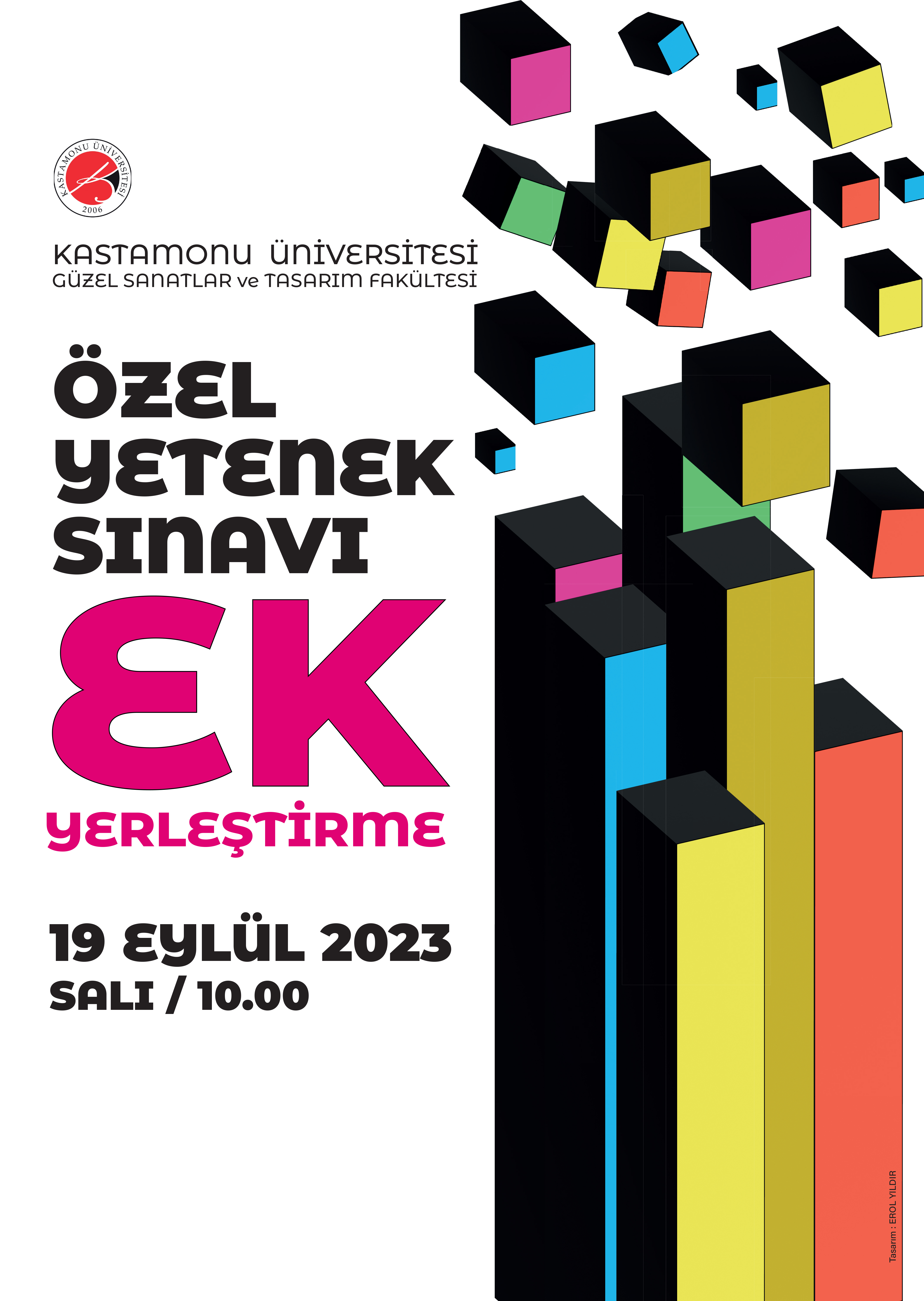 2023-2024 Eğitim-Öğretim Yılı Özel Yetenek Sınavı Ek Yerleştirme Afiş ve Kılavuzu
